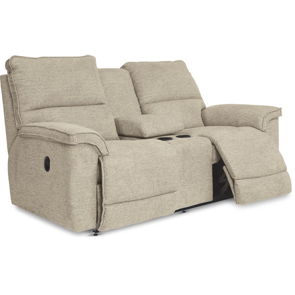 La Z Boy Norris 49P771 Casual Power Reclining Loveseat with Cupholder Storage Console and USB Charging Ports Home Furnishings Direct Reclining Loveseats